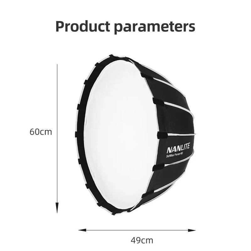 نانليت صندوق إضاءة ناعم Nanlite, Bowens Adapter - Image 3