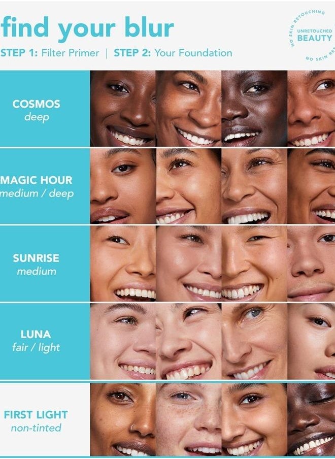 TULA Skin Care Filter Primer Luminizing & Moisturizing Primer | Prime, Smooth & Illuminate with a Filter-Like Finish | First Light, 1 fl. oz.  - Image 4