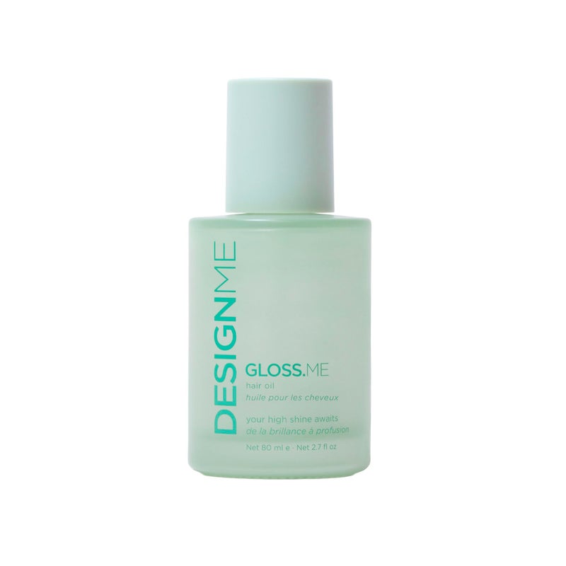 GLOSSME Hair Oil by DesignMe  Anti Frizz Hair Serum for Women  Argan Hair Oil Adds Shine Smoothness  Hydration  Paraben  Sulfate Free Straight Wavy Coily or Curly Hair Serum 80 ml