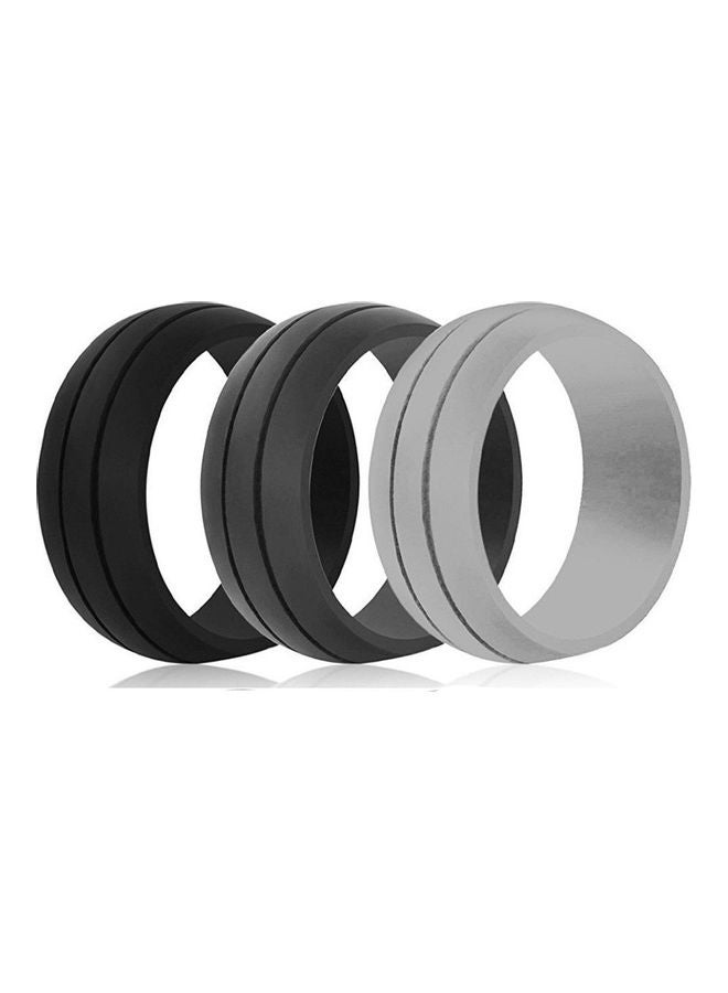Generic Women Men Flexible Silicone Wedding Ring Outdoor Sports Gym Band Fashion Gift 20 x 10 x 20cm  - Image 4