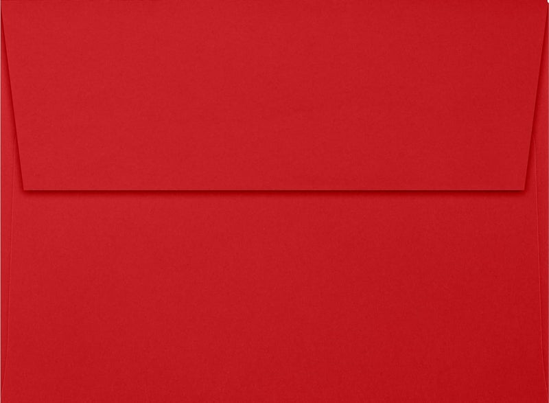 LUXPaper A7 Invitation Envelopes | Peel & Press | 5 1/4" x 7 1/4" | Ruby Red | 80lb. Text | 50 Qty - Image 2