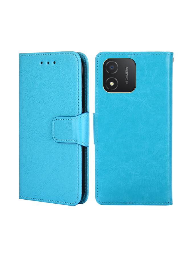 اس-توب جراب هاتف Honor X5 4G مصنوع من الجلد بنسيج كريستالي - Image 1