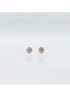 4 mm Cubic Zirconia | Stainless Steel | 18K Gold Plated - pzsku/ZF0228504B5820F9C1B00Z/45/_/1737458879/65b5bc29-1a54-4626-a24a-4607efca84a0