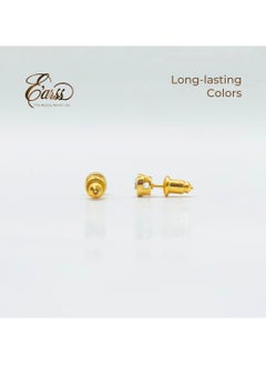 4 mm Cubic Zirconia | Stainless Steel | 18K Gold Plated - pzsku/ZF0228504B5820F9C1B00Z/45/_/1737458893/f9b630a7-6ae7-468f-b2bd-cad430da9378