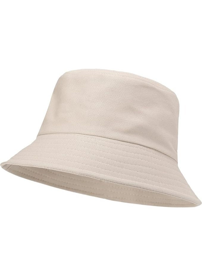 2 Packs Unisex Solid Color Bucket Hat, Lightweight Packable UV Sun Protection Summer Hat for Outdoor Travel Sports - Image 2