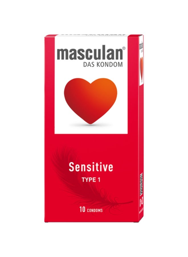 Masculan Sensitive Condoms - 10 Pieces