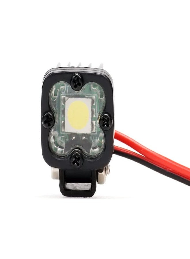 XBERSTAR RC Headlights LED Lights for RC AXIAL SCX10 D90 TRX4 (1-4 Square Lights) - Image 3