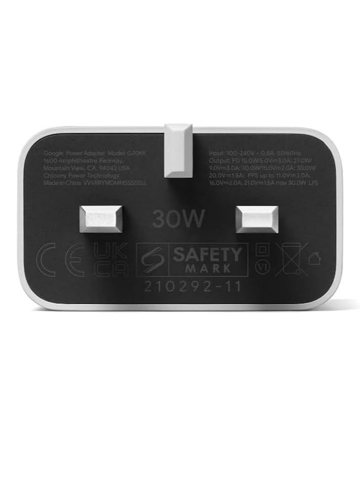 JAJEEK "NEW 30W UK Plug Fast Charger & 2M Type-C Cable for Google Pixel Devices" - Image 2
