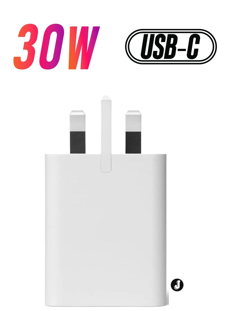 JAJEEK "NEW 30W UK Plug Fast Charger & 2M Type-C Cable for Google Pixel Devices" - Image 1