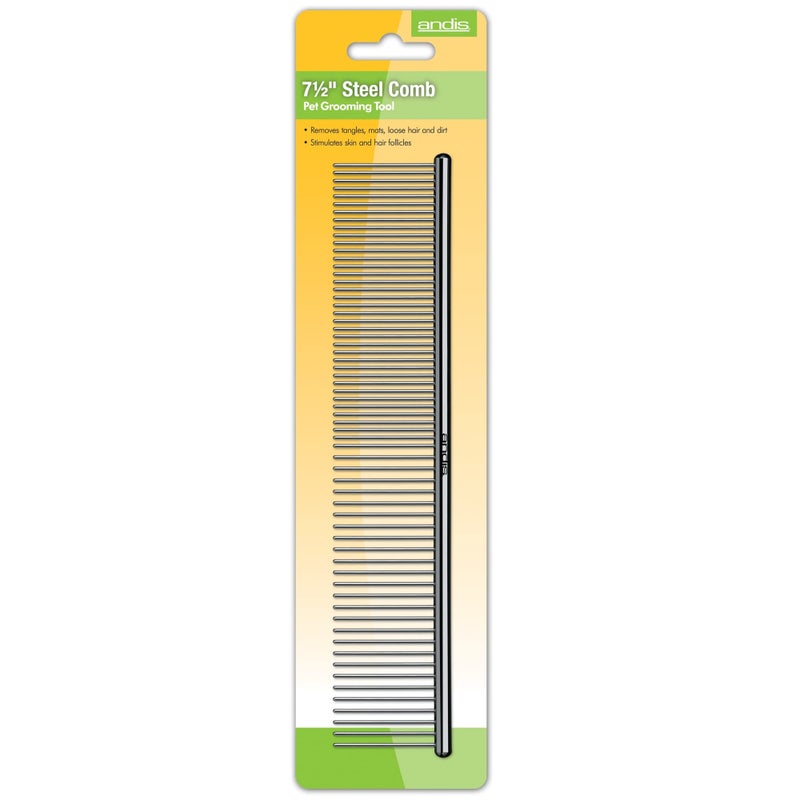 Andis Pet Steel Grooming Comb (7-1/2-inch) - Image 3