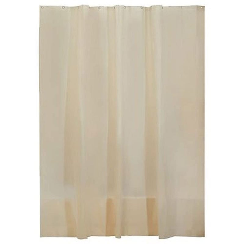 InterDesign iDesign Mildew-Free EVA 5.5 Gauge Shower Liner, 72 x 72, Sand - Image 1