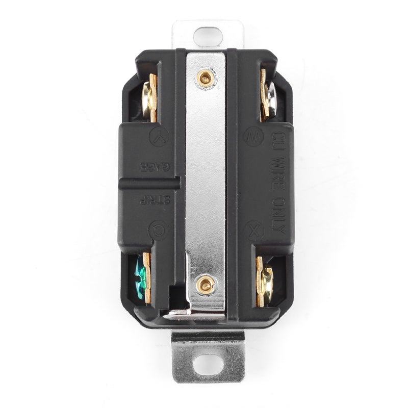 Locking Electrical Plug: NEMA L14-20R 3 Pole 4 Wire 20A 125V-250V - Chemical & Impact Resistant Housing Quick Installation Long Serving Life Generator Cord Assembly for Generator Connection - Image 4