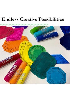 The Pencil Grip Kwik Stix Tempera Paints Tempera Paint Pens Super Quick Drying 10 Assorted Jewel Colors For Children Tpg678  - Image 3
