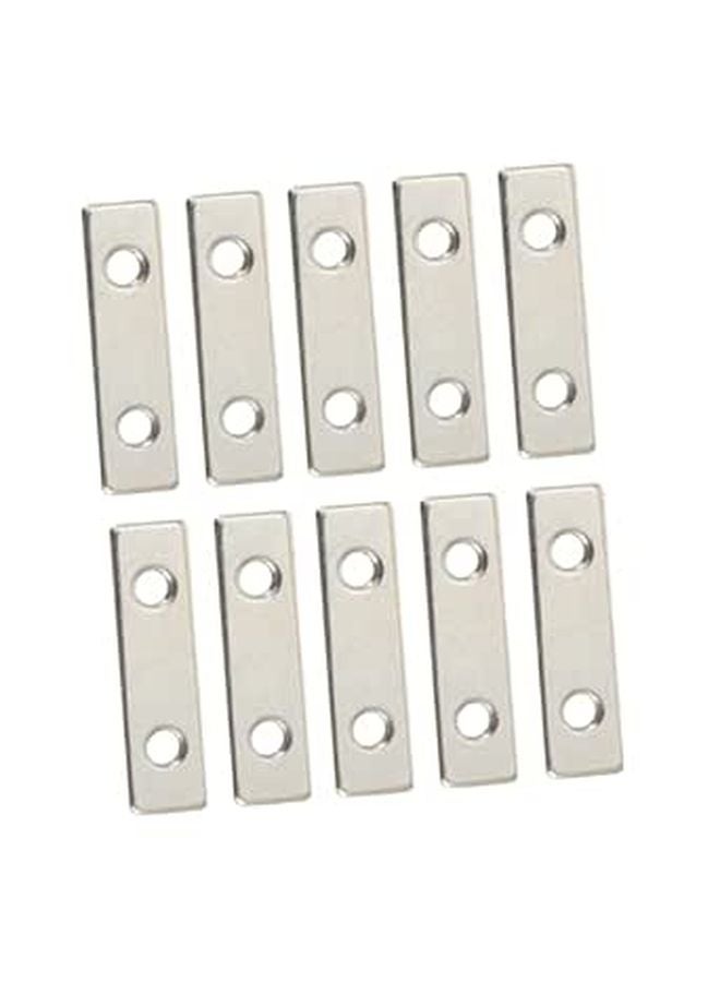 10 Pack Rectangular Dual Hole Gaskets For Printer CNC Machine T Shaped Nuts Metal Accessories - Image 1