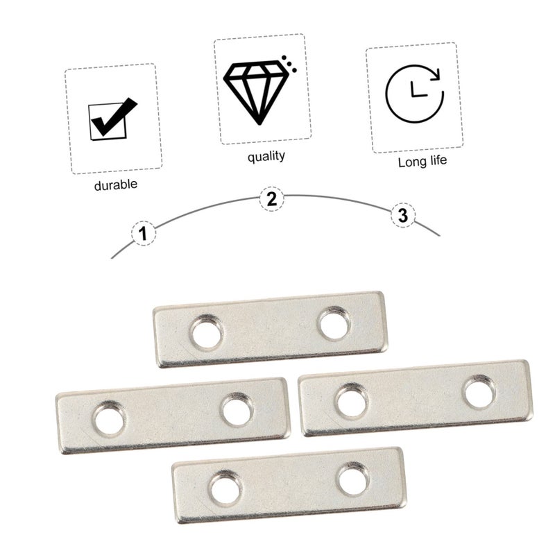 10 Pack Rectangular Dual Hole Gaskets For Printer CNC Machine T Shaped Nuts Metal Accessories - Image 4