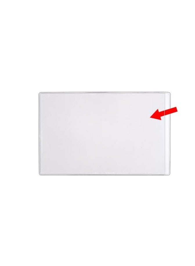 ستورسمارت - 5" × 8" جيب بلاستيكي غير لاصق - مفتوح من الجانب القصير - 25 عبوة - PE108S-C-25
