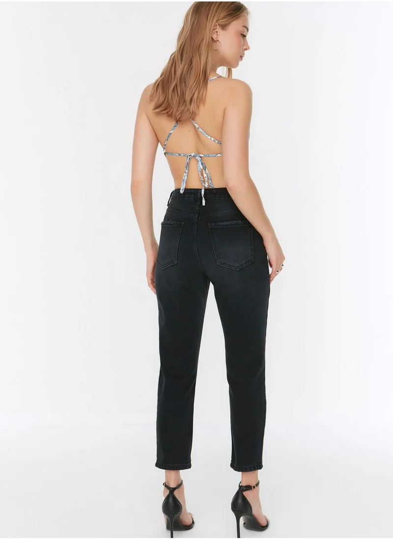trendyol High Waist Petit Mom Jeans