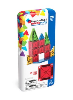 MAGNA-TILES MicroMAGS 26 Piece Travel Set  - Image 1