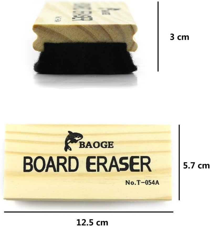 TKOnline 3 Pack Premium Wool Felt Chalkboard Eraser – Dustless, Kid-Friendly, for Whiteboard & Blackboard - Image 4