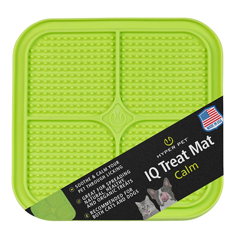 Hyper Pet IQ Treat Lick mat for Dogs, Dog Slow Feeder & Cat Lick mats | Great Alternative to Slow Feeder Bowls & Cat Feeders | Perfect Dog Licking mat, Cats Puzzle & Enrichment Toys - Image 1