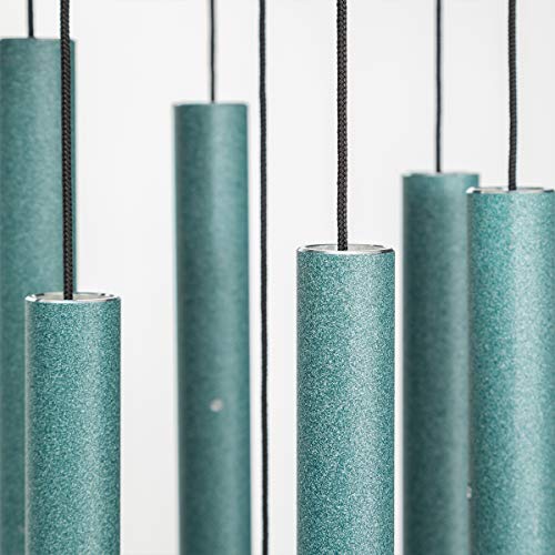 Corinthian Bells by Wind River - 27 inch Patina Green Wind Chime for Patio, Backyard, Garden, and Outdoor Decor (Aluminum Chime) Made in The USA - Image 2