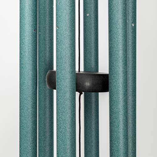 Corinthian Bells by Wind River - 27 inch Patina Green Wind Chime for Patio, Backyard, Garden, and Outdoor Decor (Aluminum Chime) Made in The USA - Image 4