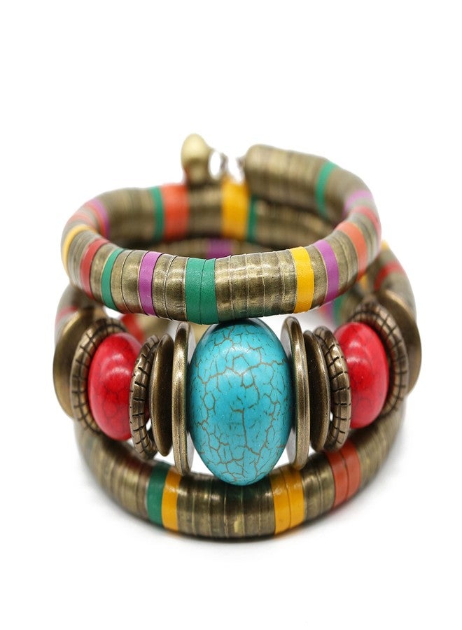 HENGYID African Handmade Tribal Beaded Ethnic Rope Bracelet, Ideal for Everyday Wear & Special Occasions - Image 1