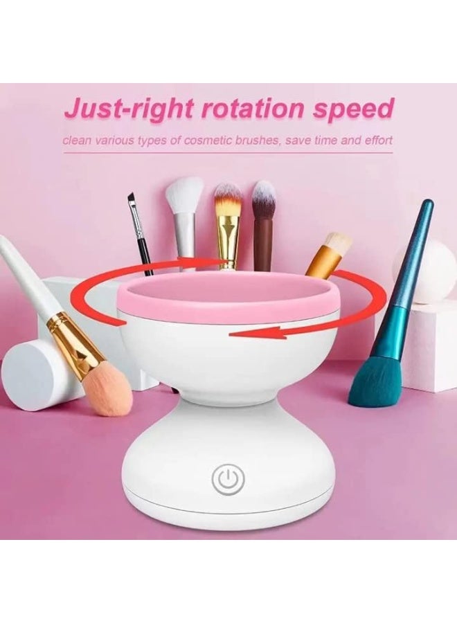 Updated Design Makeup Brush Cleaner - USB Powered, Washes Multiple Brushes at Once, Easy One-Button Use, Fits All Sizes - Code 5292 - Image 3