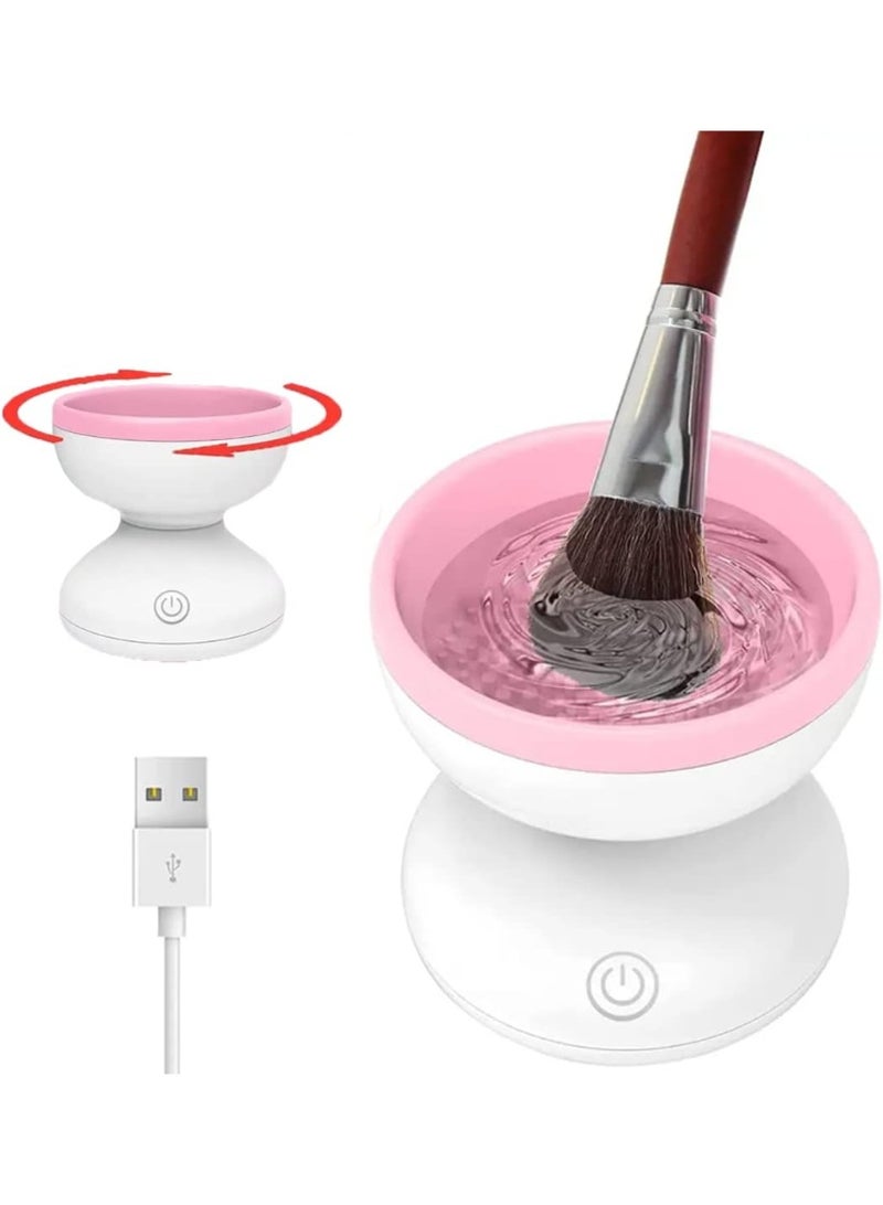 Updated Design Makeup Brush Cleaner - USB Powered, Washes Multiple Brushes at Once, Easy One-Button Use, Fits All Sizes - Code 5292 - Image 2