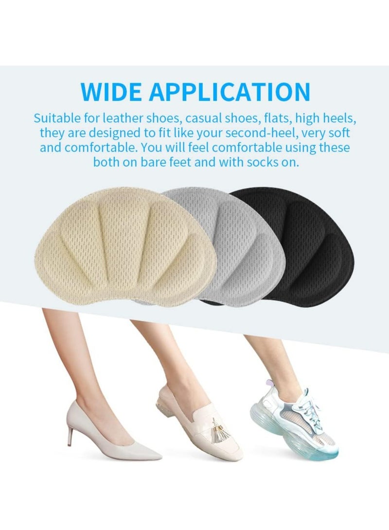 Oasisgalore Anti Slip Heel Grips for Men and Women, 4Pairs Self-Adhesive Heel Pads for Shoes That are Too Big Heel Support Cushions Insert, Heel Grips Liner for Preventing Heel Slip and Blister - Image 5