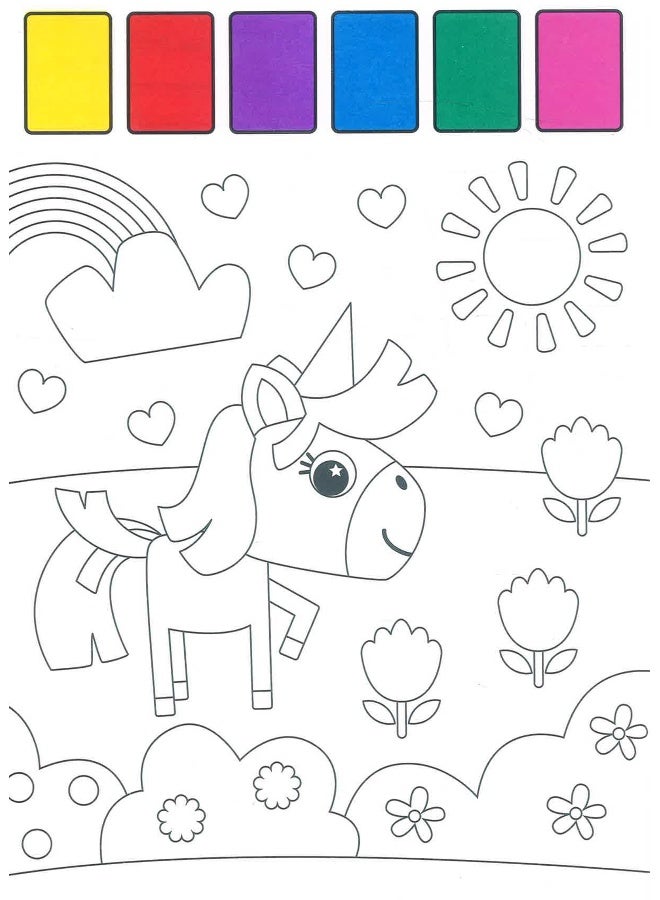 Unicorn Dreams Magic Water Posters Book  - Image 4