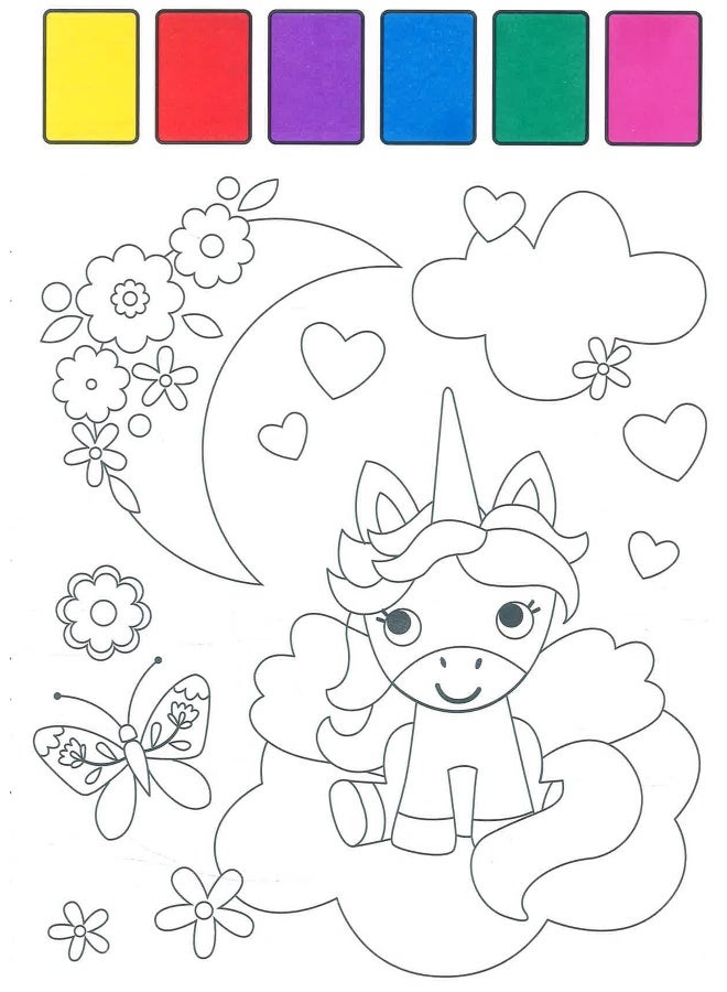 Unicorn Dreams Magic Water Posters Book  - Image 5