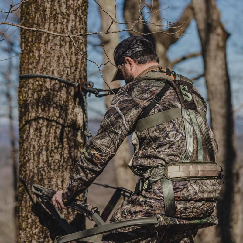 Summit Treestands Men's Pro Safety Harness, Large, Green, Model: SU83082 - Image 5