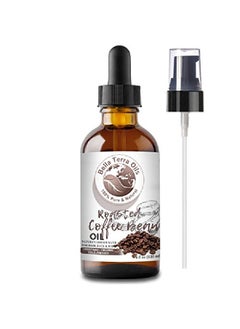 Bella Terra Oils New Roasted Coffee Bean Oil. 4Oz. Coldpressed. Unrefined. Organic. 100% Pure. Rich In Antioxidants. Hexanefree. Improves Undereye Circles. Natural Moisturizer. For Hair Skin Nails Stretch Marks.  - Image 2