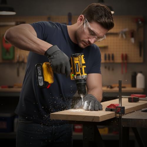 Tomahawk® TCD-20K 20V Cordless Impact Drill & Screwdriver | 35Nm Torque | 2-Speed 400/1400 RPM | 10mm Chuck | 18+1 Settings | Dual 1.5Ah Batteries for Home & DIY - Image 5