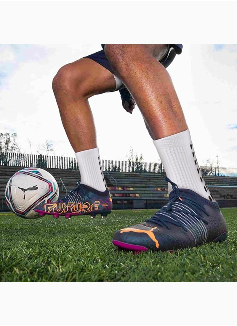 Lesha 4 Pairs Grip Soccer Socks Anti Slip Non Slip Men's Athletic Socks for Football Basketball Sports  - Image 5