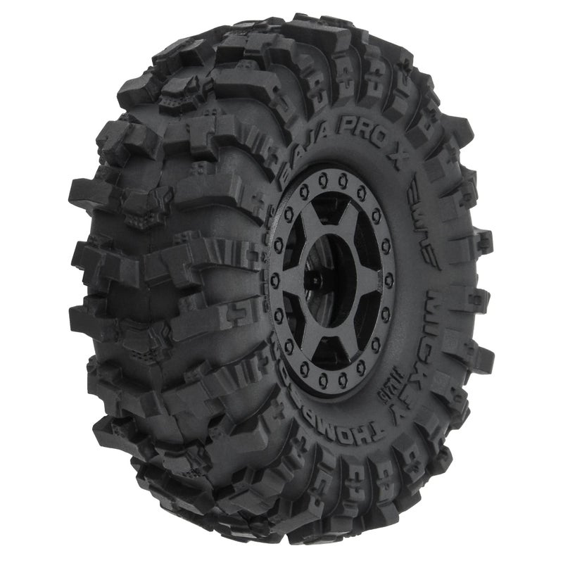 Pro-Line ProLine Racing 124 MT Baja Pro X FR 10 Tires MTD 7mm Blk 4 PRO1021510 RC Tire - Image 3
