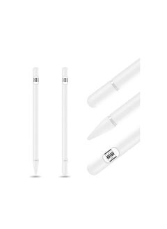 Generic Apple Pencil 1st Generation Case | Comprehensive Cover Grip And Sleeve | Ideal For Apple Pencil Holder And IPad Pencil Accessories (White)  - Image 2