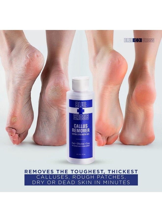 Blue Cross - Professional Nail Care Extra Strength Callus Remover Gel For Heel Or Feet File Shaver Scrubber & Pumice Stone Alternative For At Home Manicurepedicure Results 6 Ounce - Image 1