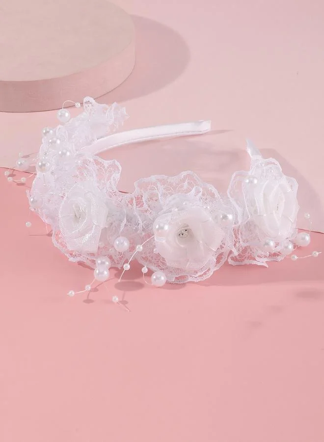 Take Two Lace Flower Headband