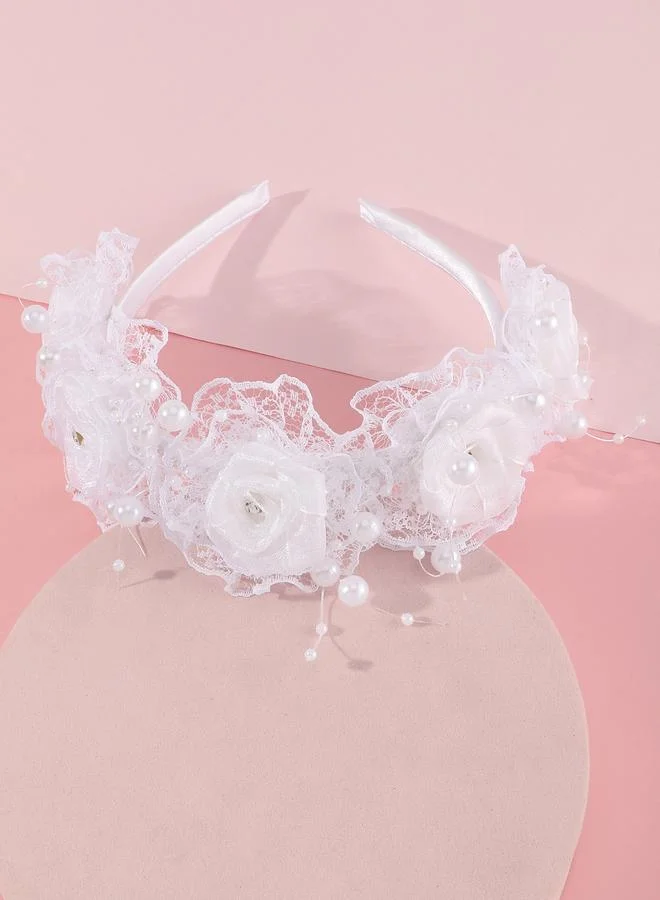 Take Two Lace Flower Headband