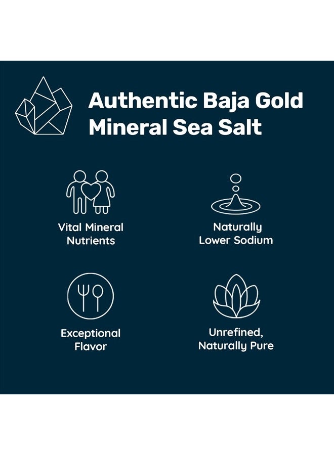 Baja Gold Mineral Sea Salt, Natural Grain Crystals, 5 Lb. Bag - Image 2