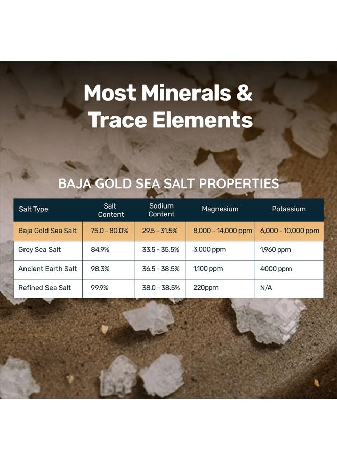 Baja Gold Mineral Sea Salt, Natural Grain Crystals, 5 Lb. Bag - Image 3
