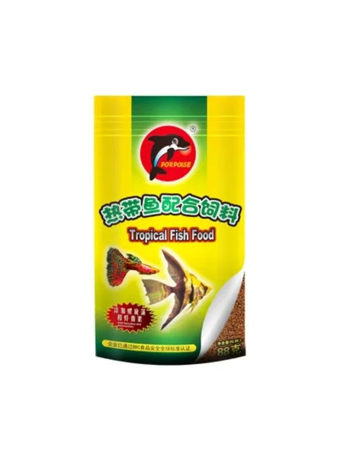 Porpoise Rich Protein Tropical Fish Food 88g - Image 2