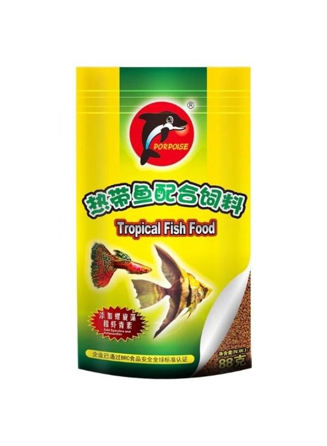 Porpoise Rich Protein Tropical Fish Food 88g - Image 1