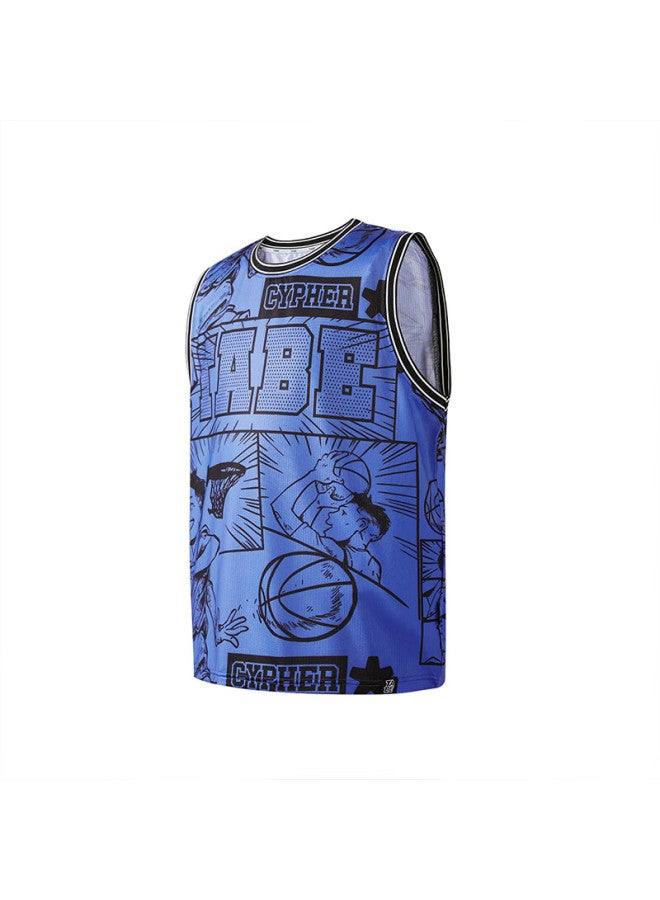TABE Little Pig Tony Boys' Summer Mesh Breathable Quick-dry Sleeveless Basketball Vest Plus Size - Image 4