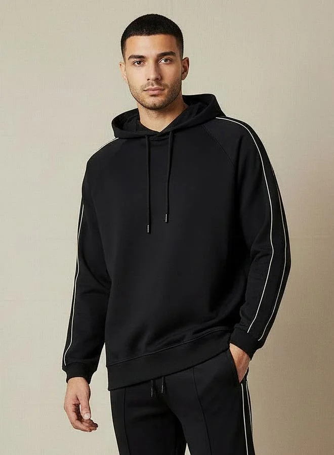 ايكونيك Iconic Men Tape Detail Hoodie