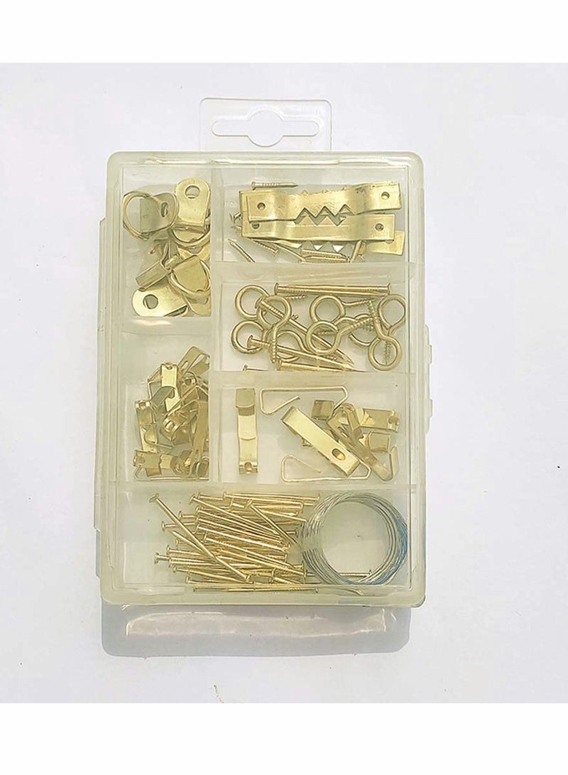 Photo Hanging Kit Picture Hanging Tool, With Photo Hanging Wire, Hooks, Nails, Hanging Picture Frame And Portable Picture Frame Level Used To Mark The Position - Image 4