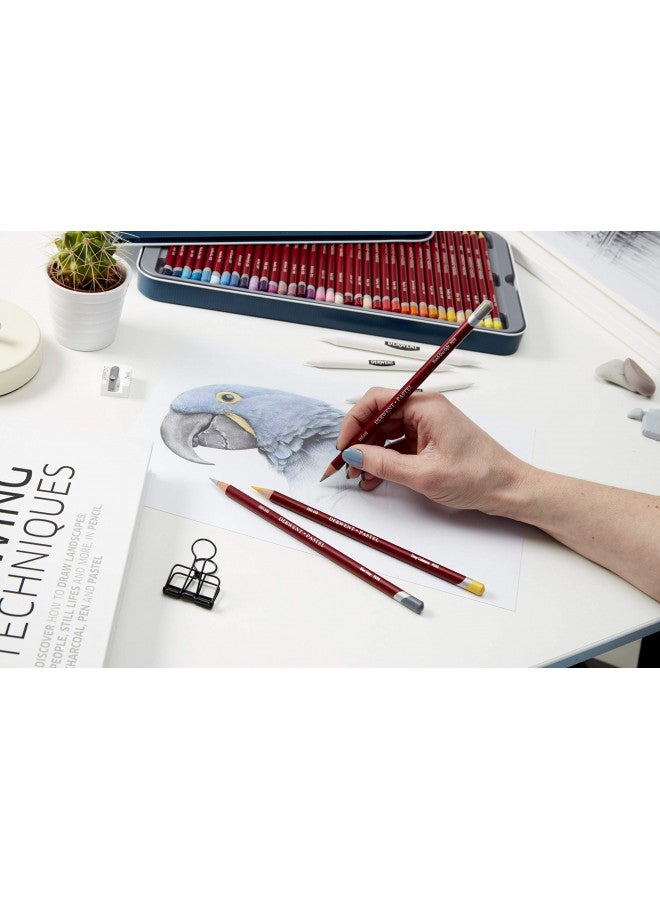 Derwent Pastel Pencils, 4mm Core, Metal Tin, 12 Count (32991) - Image 3