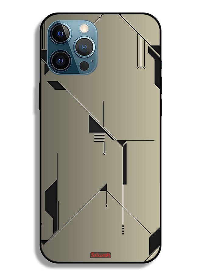 Tolwak - Apple iPhone 12 Pro Protective Case Minimalism Abstract Digital Art - Image 1